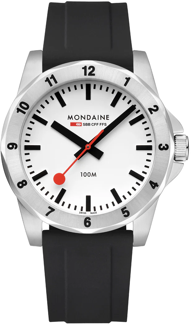 Mondaine Numeri White Watch - Image 3