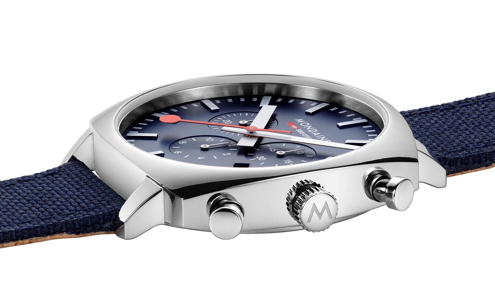Mondaine Official Swiss Railways Cushion Set Watch - Image 3