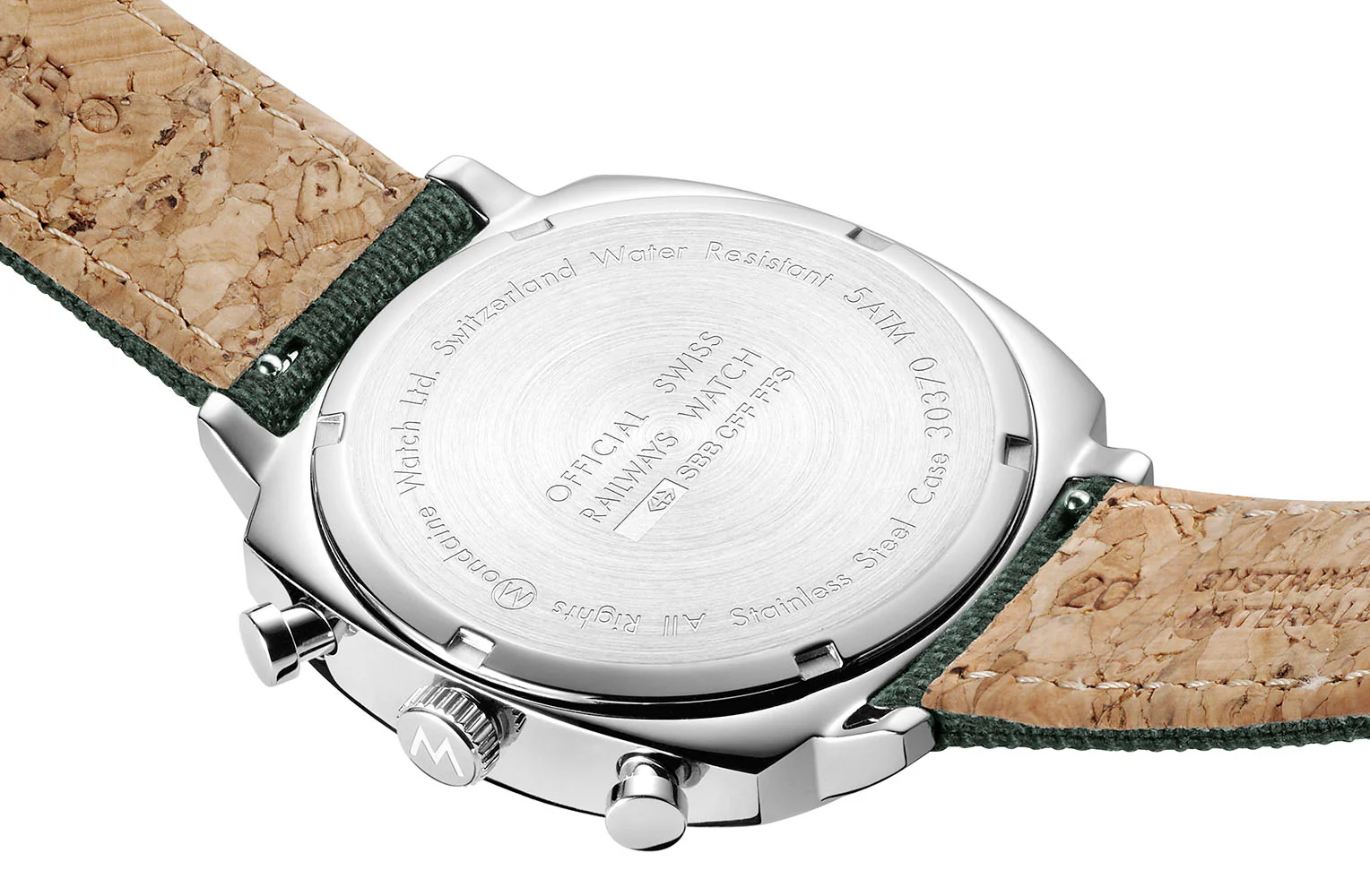 Mondaine Official Swiss Railways Cushion Set Watch - Image 2