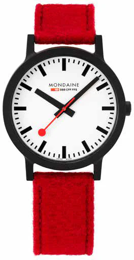 Mondaine Watch SBB Essence Black