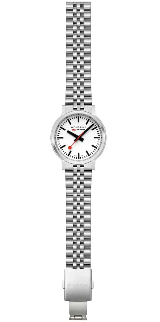 Mondaine SBB Stop2Go BackLight White Watch - Image 8