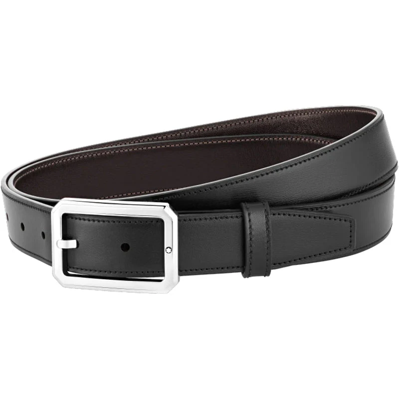 Montblanc Belt 35mm Reversible Leather Black Brown