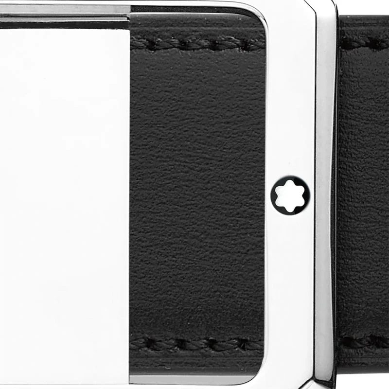 Montblanc Belt 35mm Reversible Leather Black Brown - Image 3