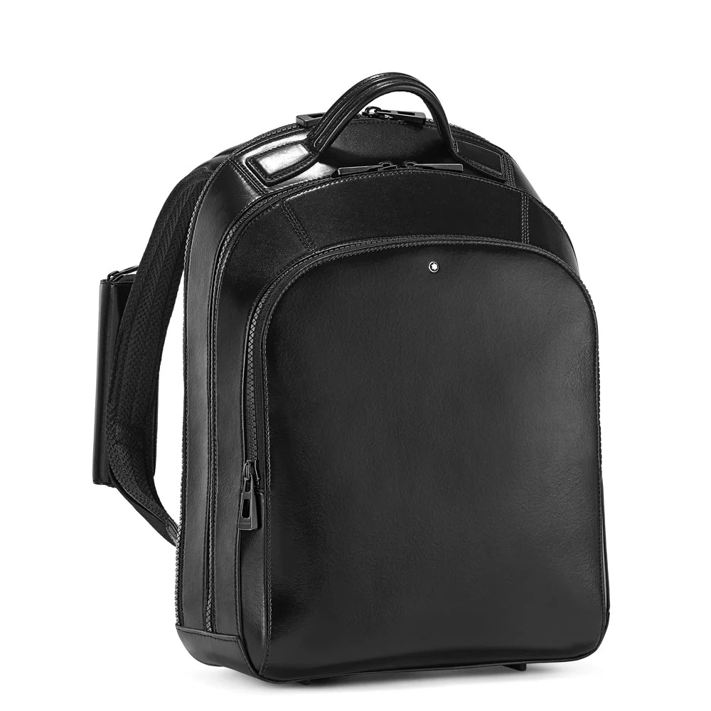 Montblanc Backpack Glossy Leather Small Extreme 2.0 Black - Image 2