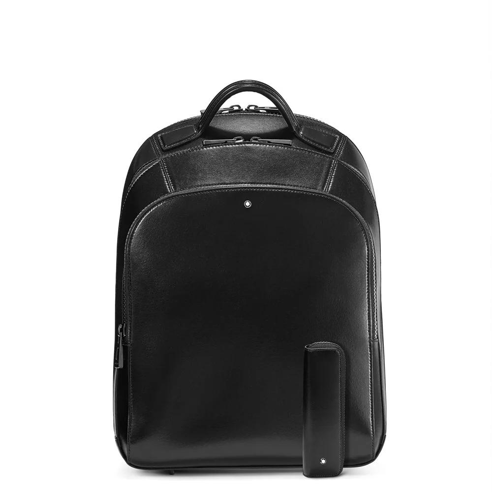 Montblanc Backpack Glossy Leather Small Extreme 2.0 Black - Image 3