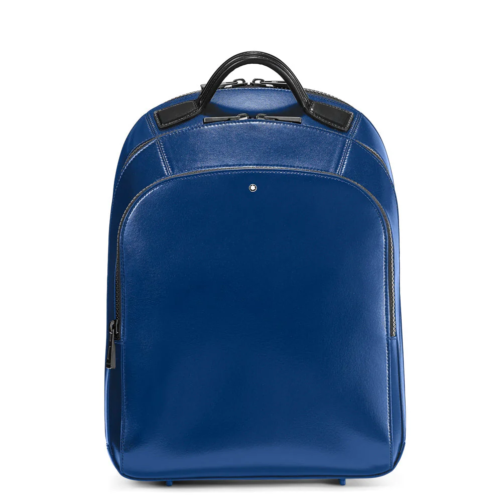 Montblanc Backpack Glossy Leather Small Extreme 2.0 Blue