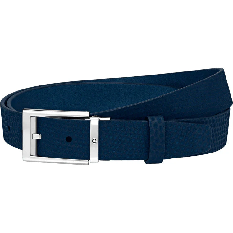 Montblanc Belt Cut To Size Business Belt Blue