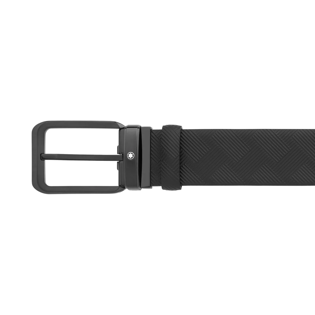 Montblanc Belt Extreme 3.0 Leather Pin Buckle 35mm Black