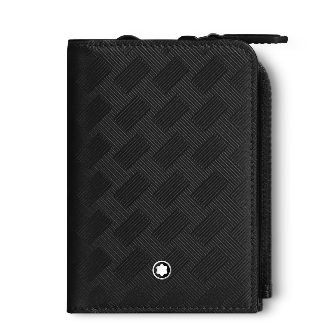 Montblanc Card Holder Extreme 3.0 3cc with Zipped Pocket Black D