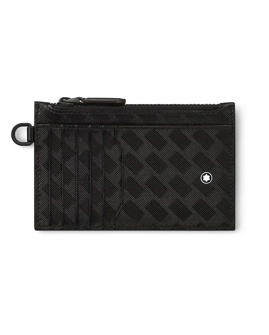 Montblanc Card Holder Extreme 3.0 with Zipped Pocket Black 8cc