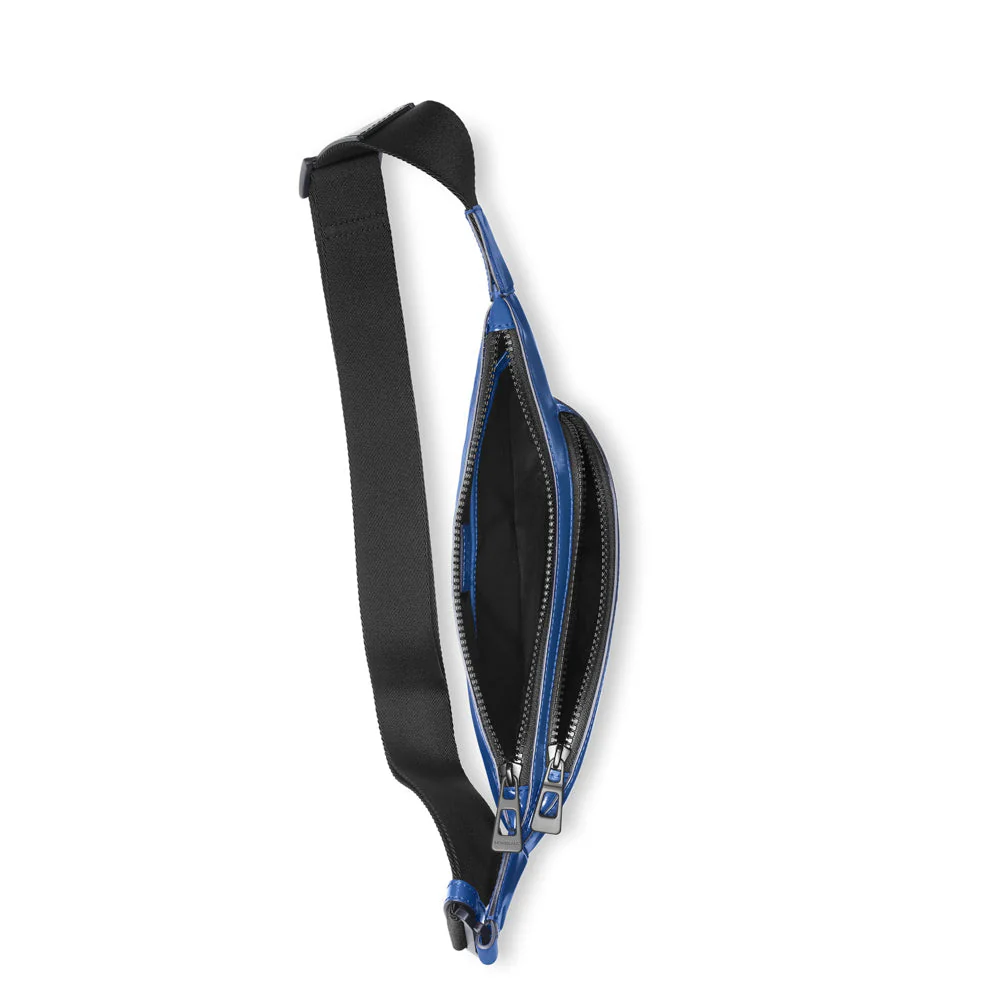 Montblanc Chest Bag Glossy Leather Extreme 2.0 Blue - Image 4