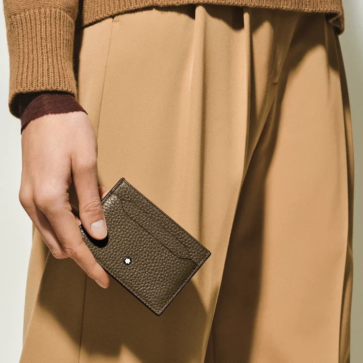Montblanc Chestnut Brown 5cc Card Holder - Image 4