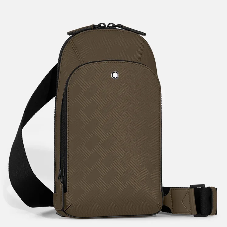 Montblanc Chestnut Brown Sling Bag - Image 2