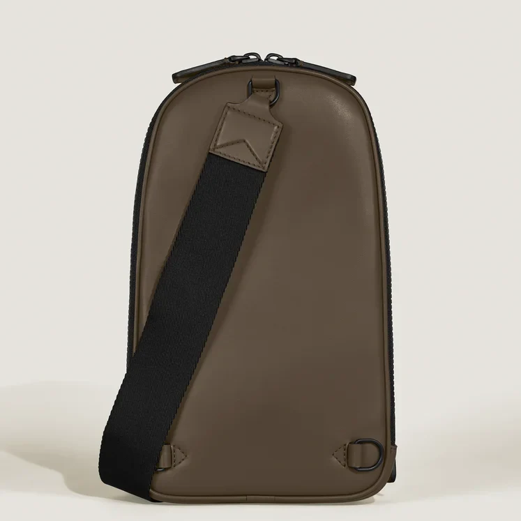 Montblanc Chestnut Brown Sling Bag - Image 3
