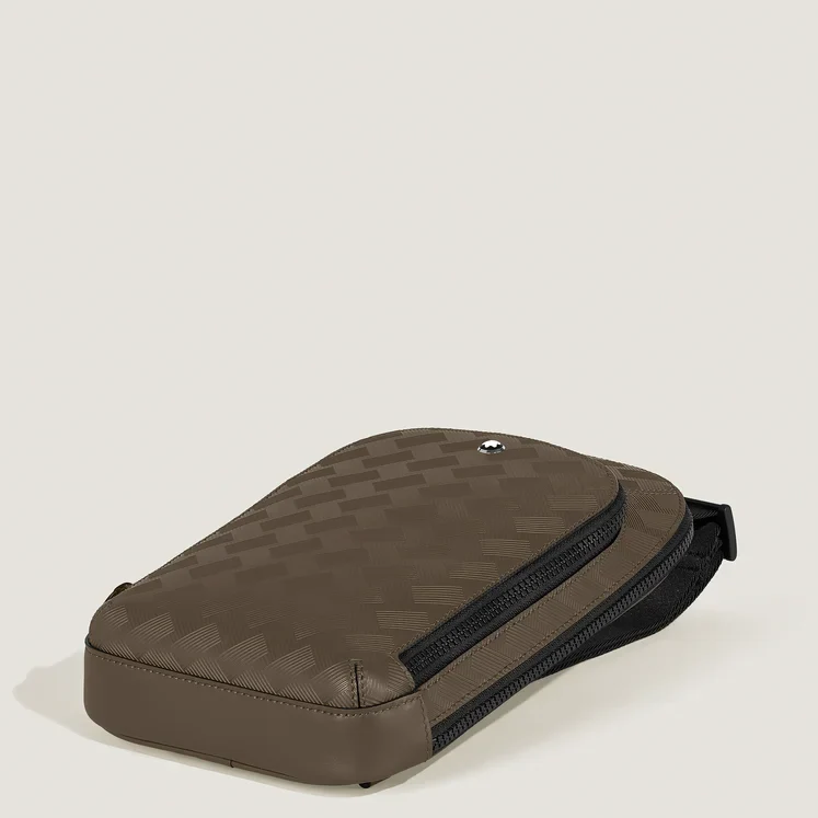 Montblanc Chestnut Brown Sling Bag - Image 4