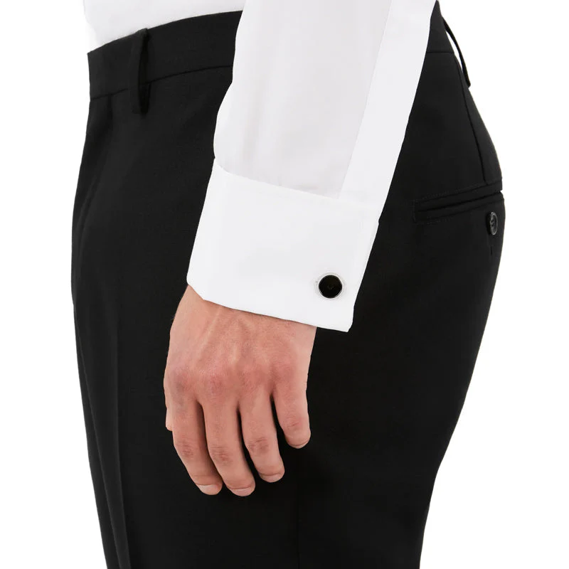 Montblanc Cufflinks Stainless Steel Black Resin Star - Image 5