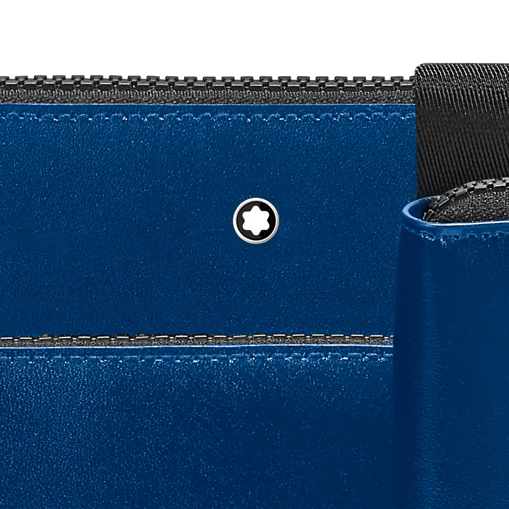 Montblanc Envelope Glossy Leather Extreme 2.0 Blue - Image 2