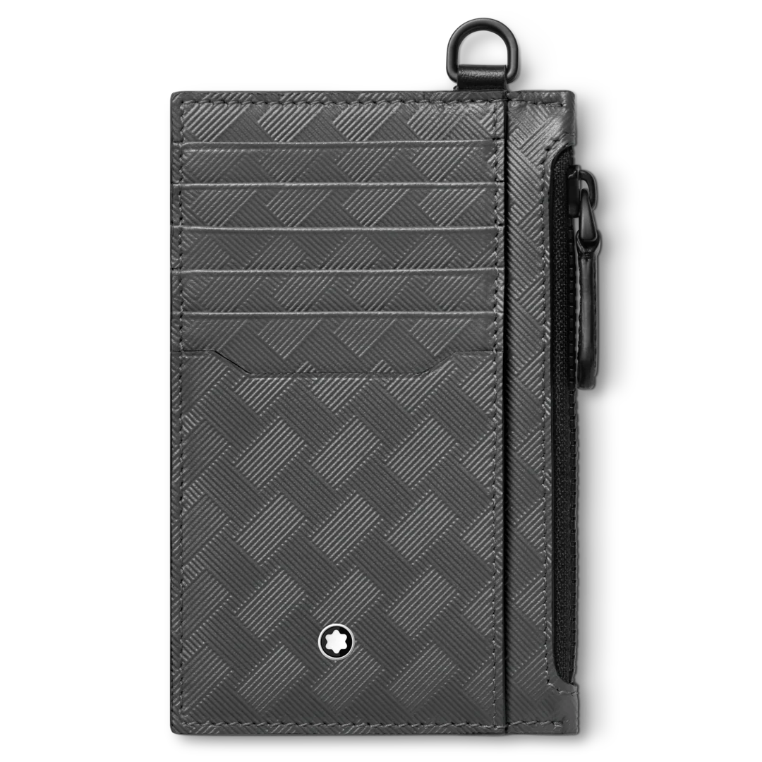Montblanc Extreme 3.0 Card Holder 8cc with Zipped Pocket Grey