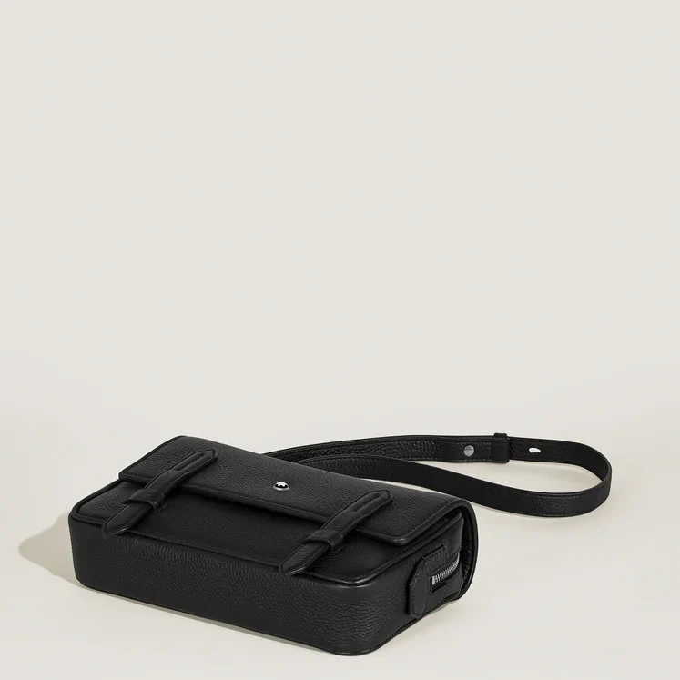 Montblanc Grain Black Messenger Bag - Image 2