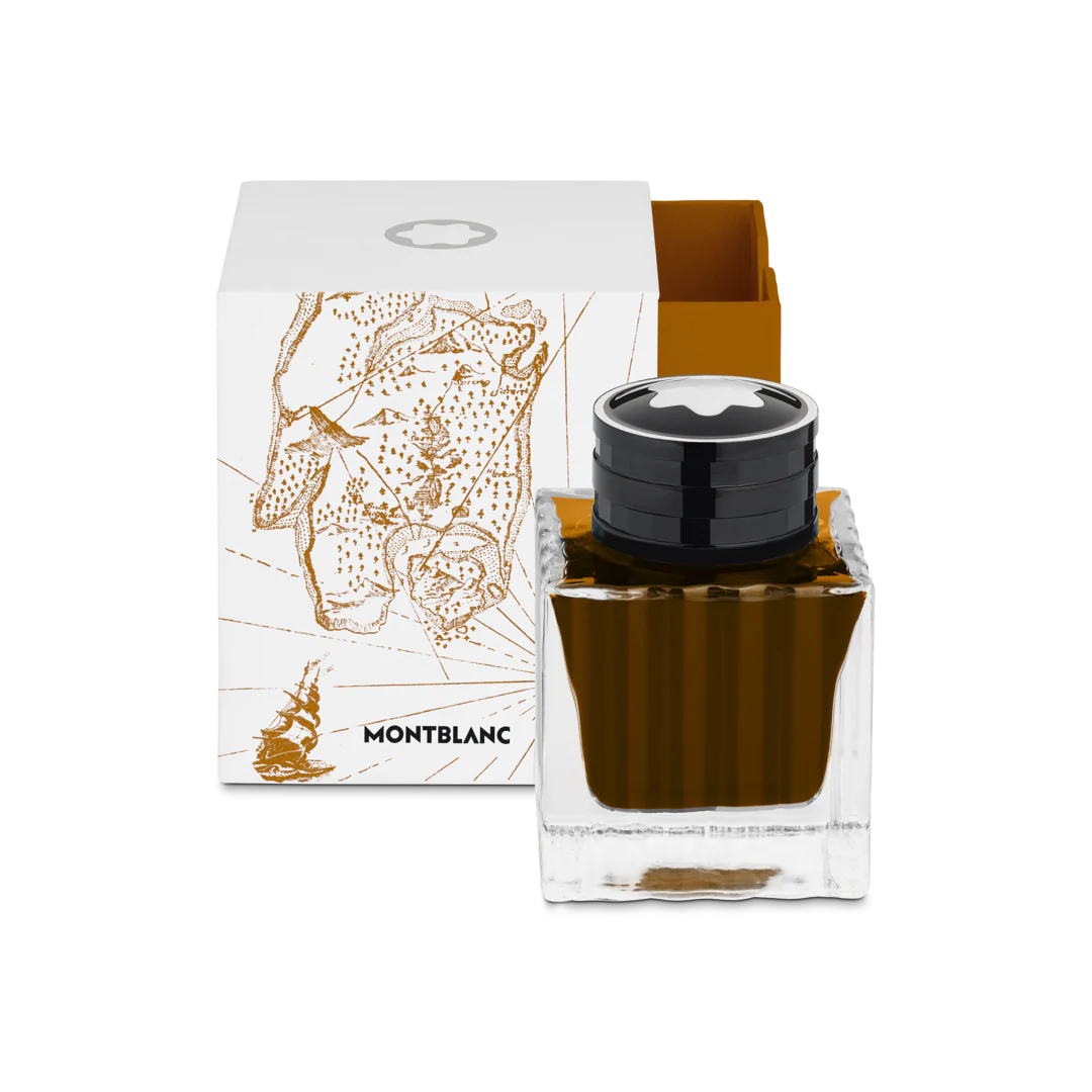 Montblanc Ink bottle 50ml, Brown, Homage to Robert Louis Stevenson D