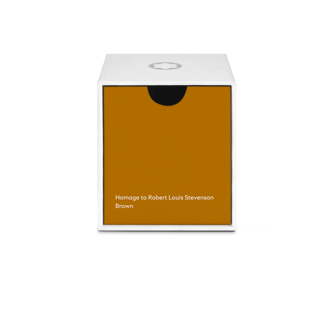 Montblanc Ink bottle 50ml, Brown, Homage to Robert Louis Stevenson D - Image 2