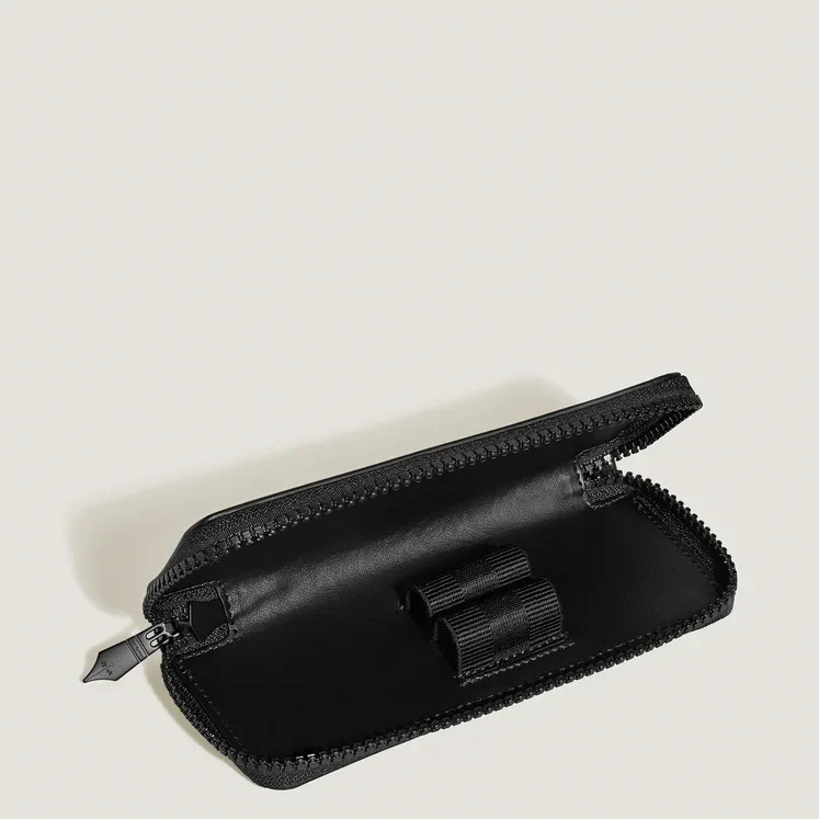 Montblanc Khaki 2-Pen Pouch with Zip - Image 5