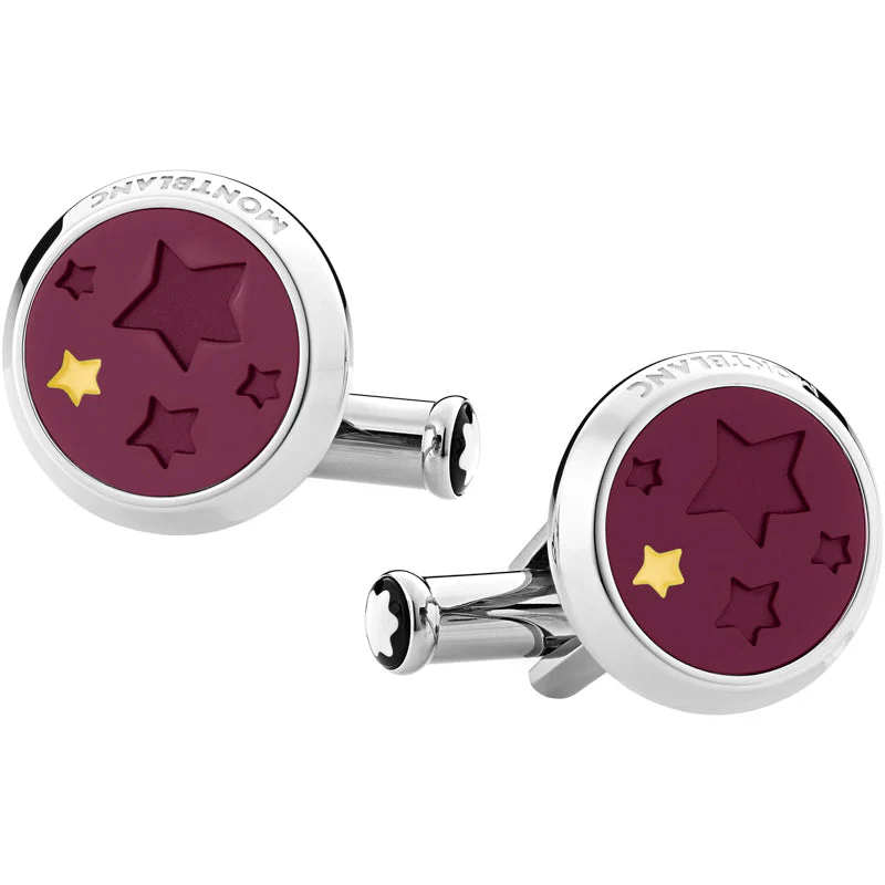 Montblanc Cufflinks Le Petit Prince Y3 Steel Lacquer