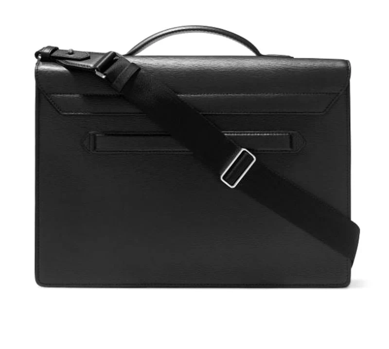 Montblanc Meisterstuck 4810 Medium Briefcase Black Leather D - Image 2