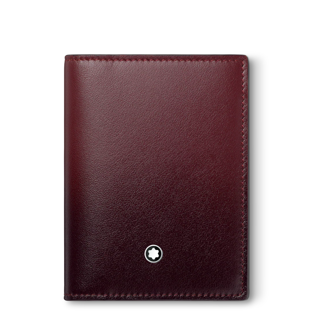 Montblanc Meisterstuck Card Holder 4cc Burgundy D
