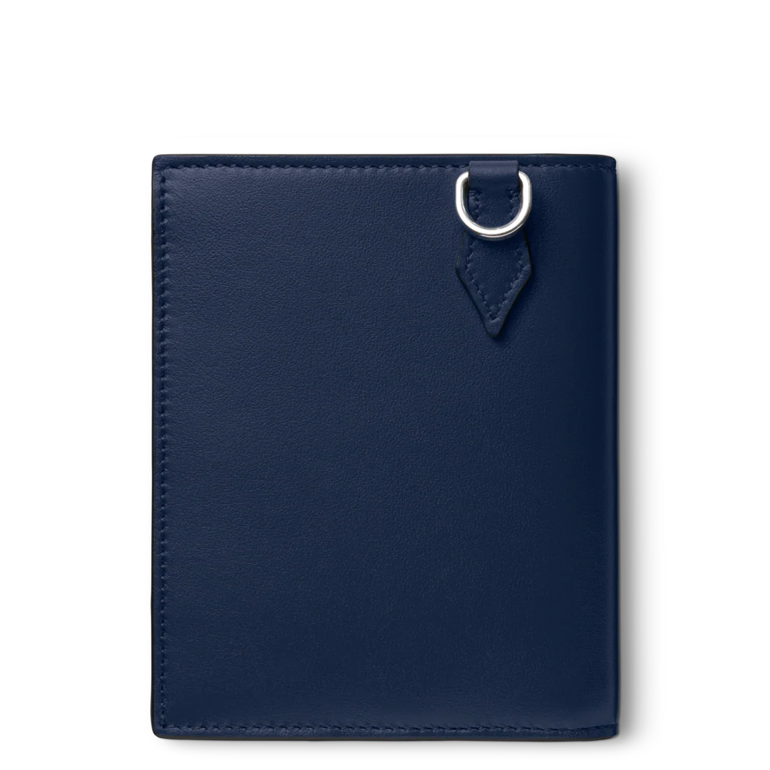 Montblanc Meisterstuck Compact Wallet 6cc Blue - Image 3
