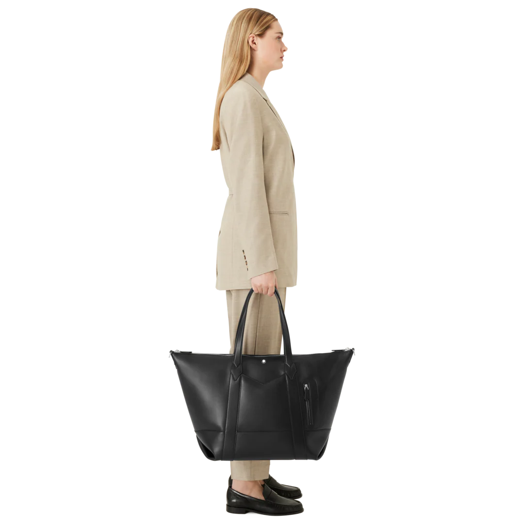 Montblanc Meisterstuck Selection Soft Medium Duffle Bag Black - Image 2