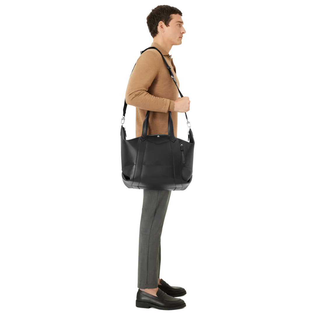 Montblanc Meisterstuck Selection Soft Medium Duffle Bag Black - Image 5