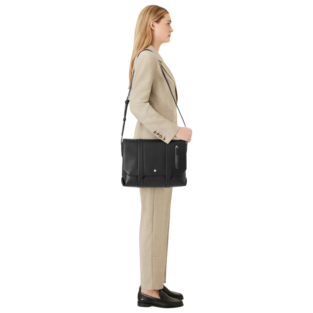 Montblanc Meisterstuck Selection Soft Medium Messenger Black - Image 2