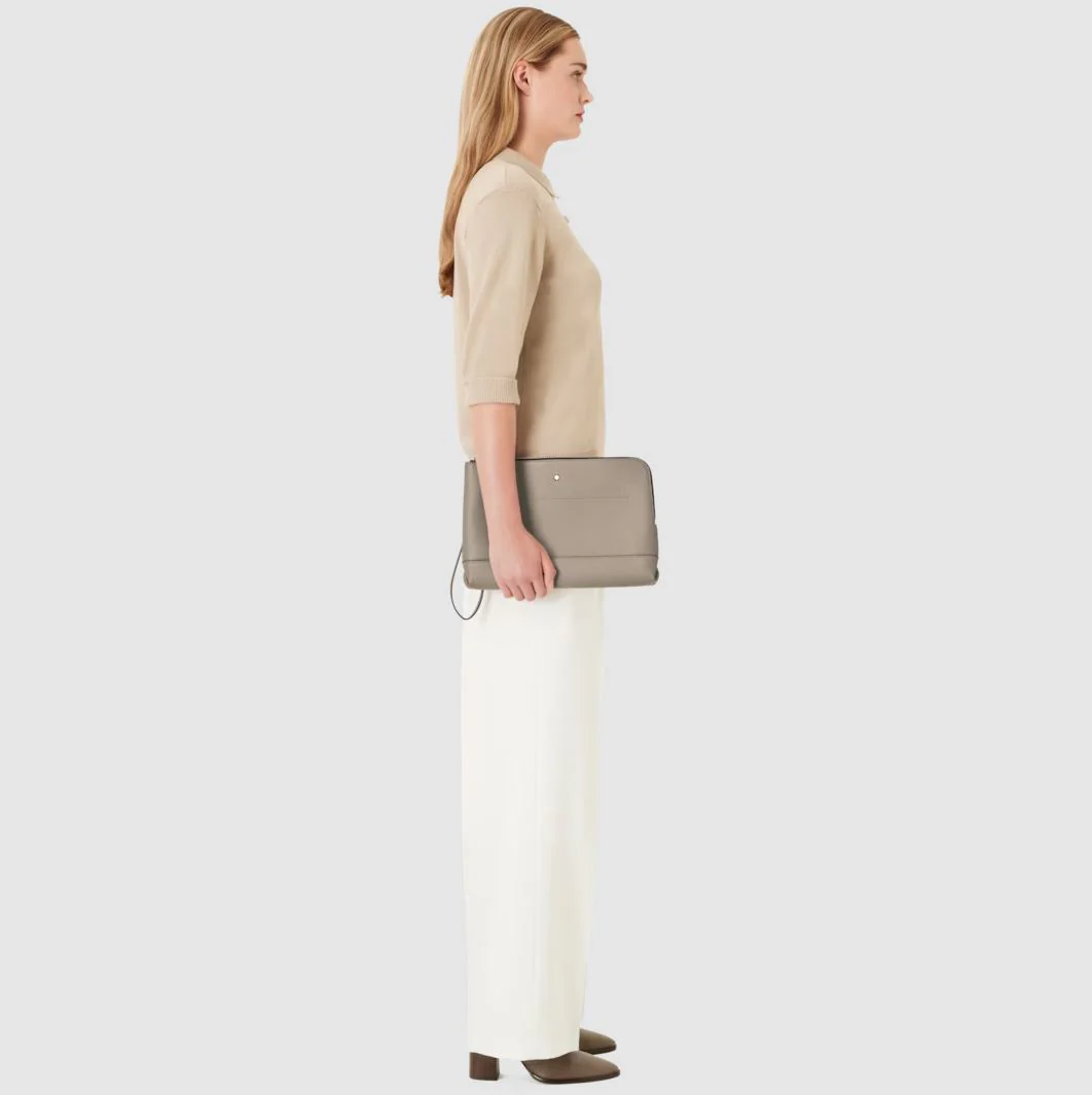 Montblanc Meisterstuck Selection Soft Pochette Dusty Grey D - Image 2