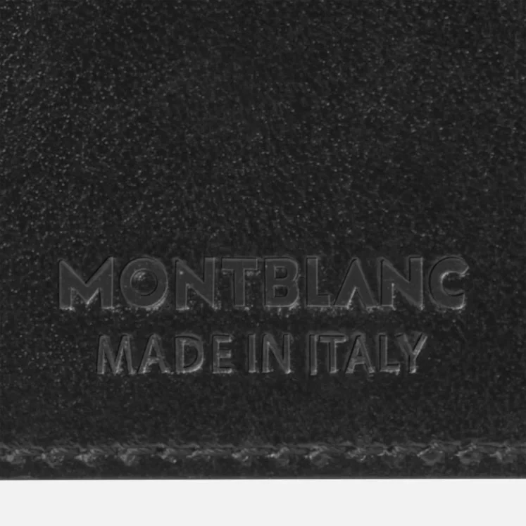 Montblanc Meisterstuck Wallet 6cc with Money Clip Black - Image 4
