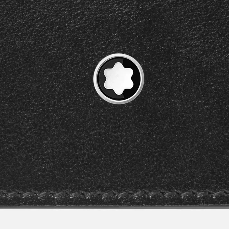 Montblanc Meisterstuck Wallet 6cc with Money Clip Black - Image 5