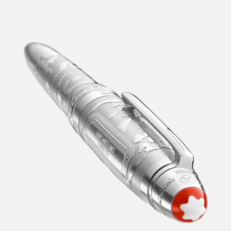 Montblanc Meisterstück X Olympic Heritage Chamonix 1924 Solitaire Midsize Rollerball - Image 2