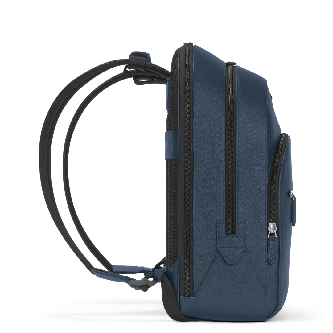 Montblanc Montblanc Sartorial Large Backpack 3 Compartments Ink Blue D - Image 3