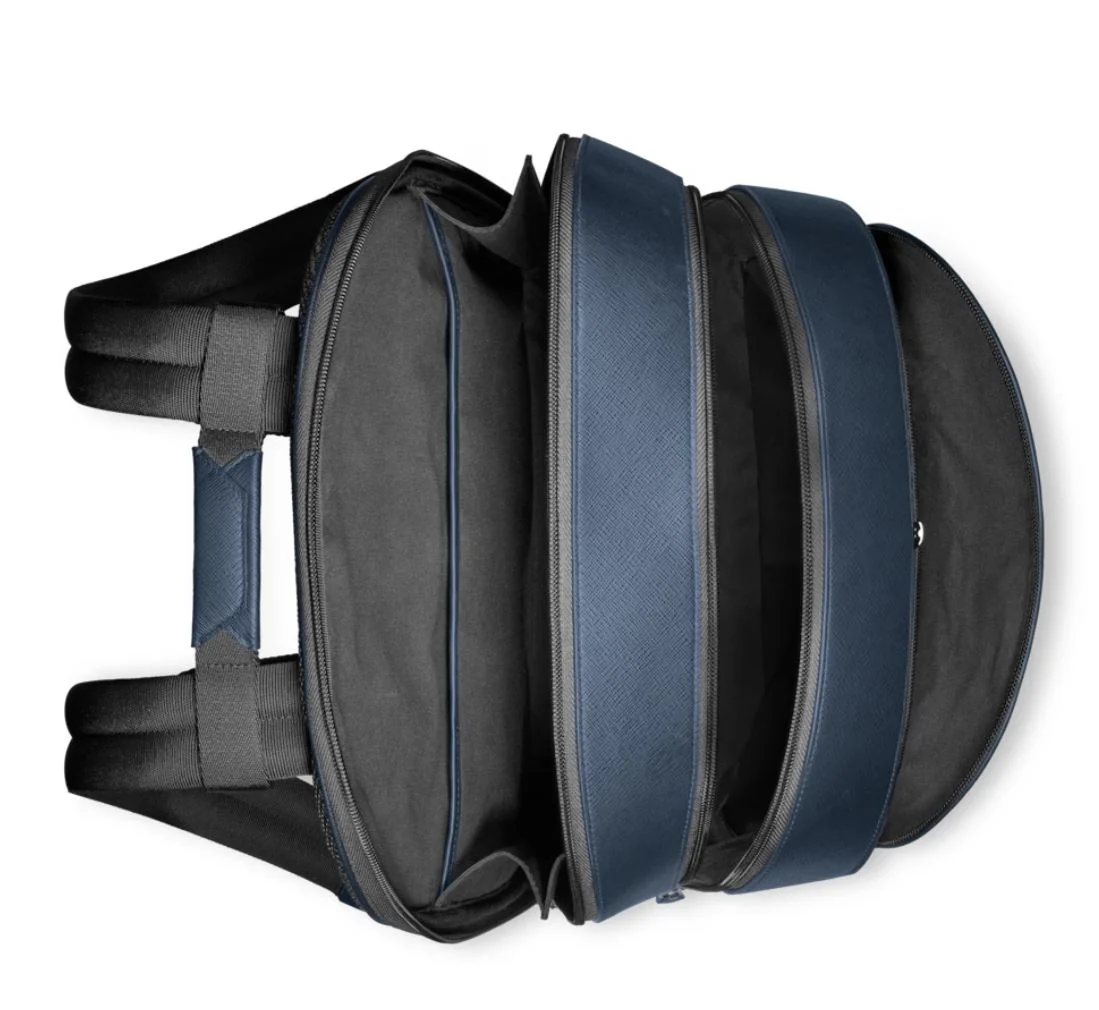 Montblanc Montblanc Sartorial Large Backpack 3 Compartments Ink Blue D - Image 4