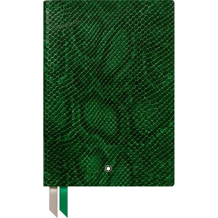 Montblanc Notebook 146 Python Print Peacock Green