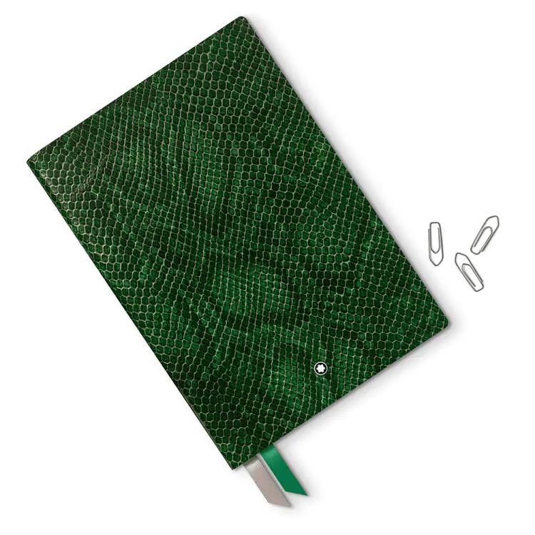 Montblanc Notebook 146 Python Print Peacock Green - Image 3