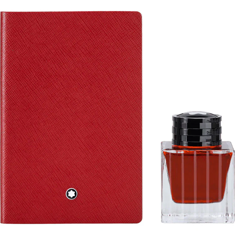 Montblanc Notebook 147 With Red Ink 50ml Set - Image 2