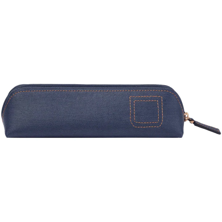 Montblanc Pen Pouch Meisterstuck Selection 2 Pens Zip Top Denim - Image 2