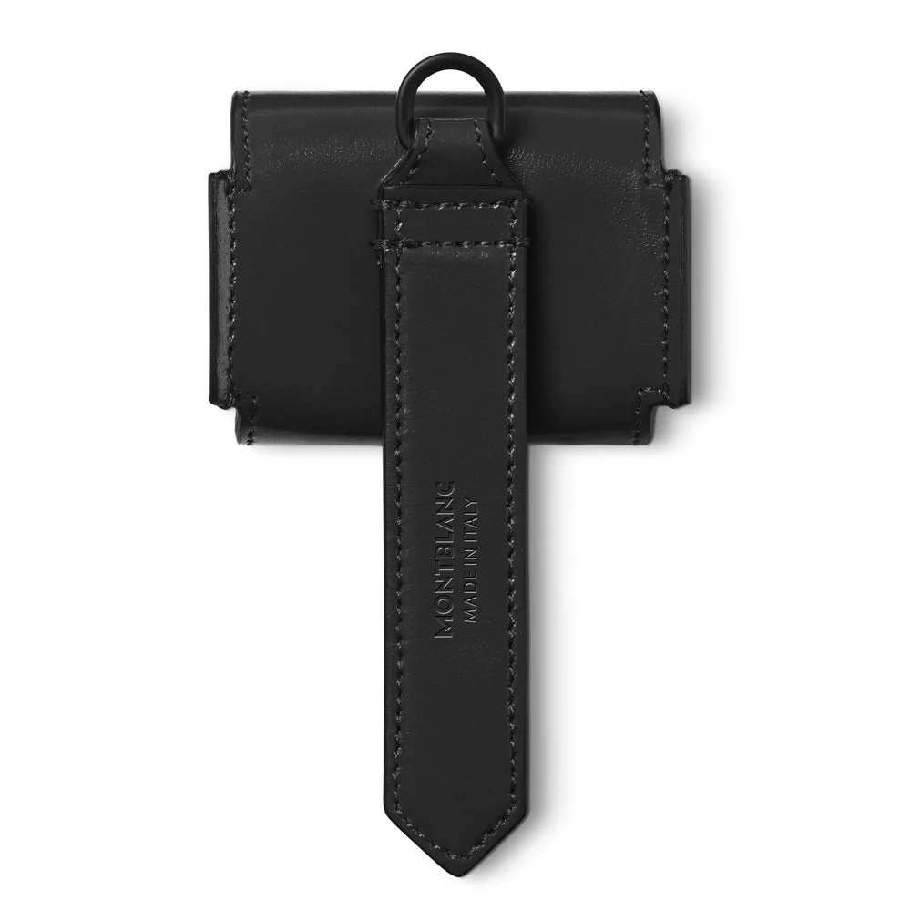 Montblanc Pouch for Apple AirPods Pro Glossy Leather Extreme 2.0 Black - Image 2