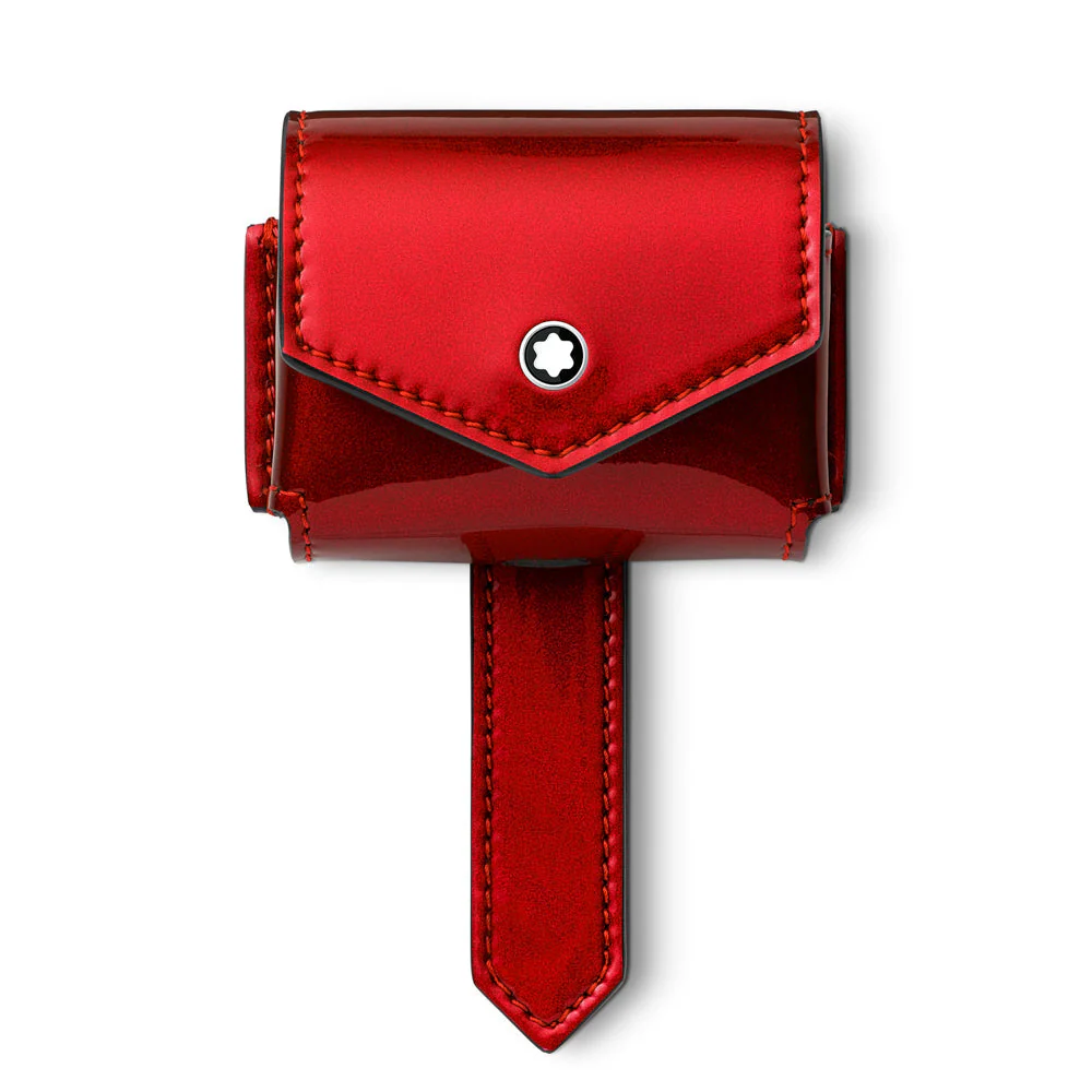 Montblanc Pouch for Apple AirPods Pro Glossy Leather Extreme 2.0 Red
