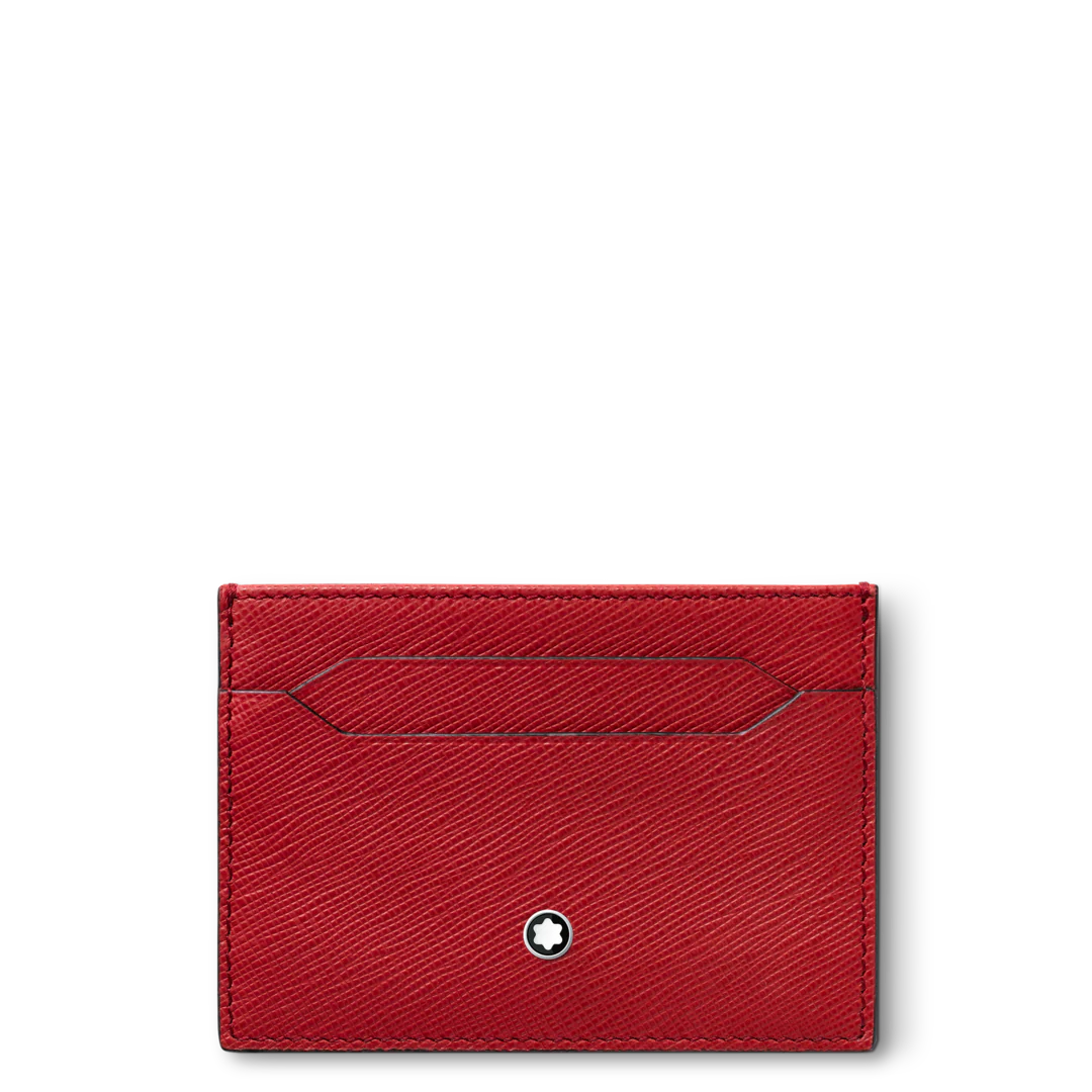 Montblanc Sartorial Card Holder 5cc Red D