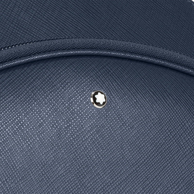 Montblanc Backpack Sartorial Medium Blue Three Compartments - Image 3