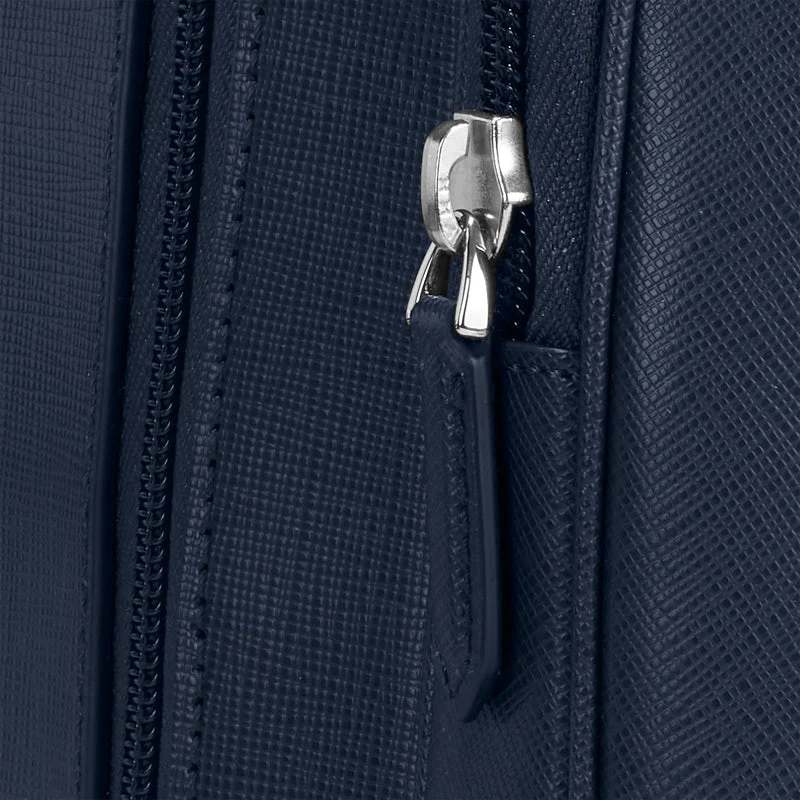 Montblanc Backpack Sartorial Medium Blue Three Compartments - Image 4
