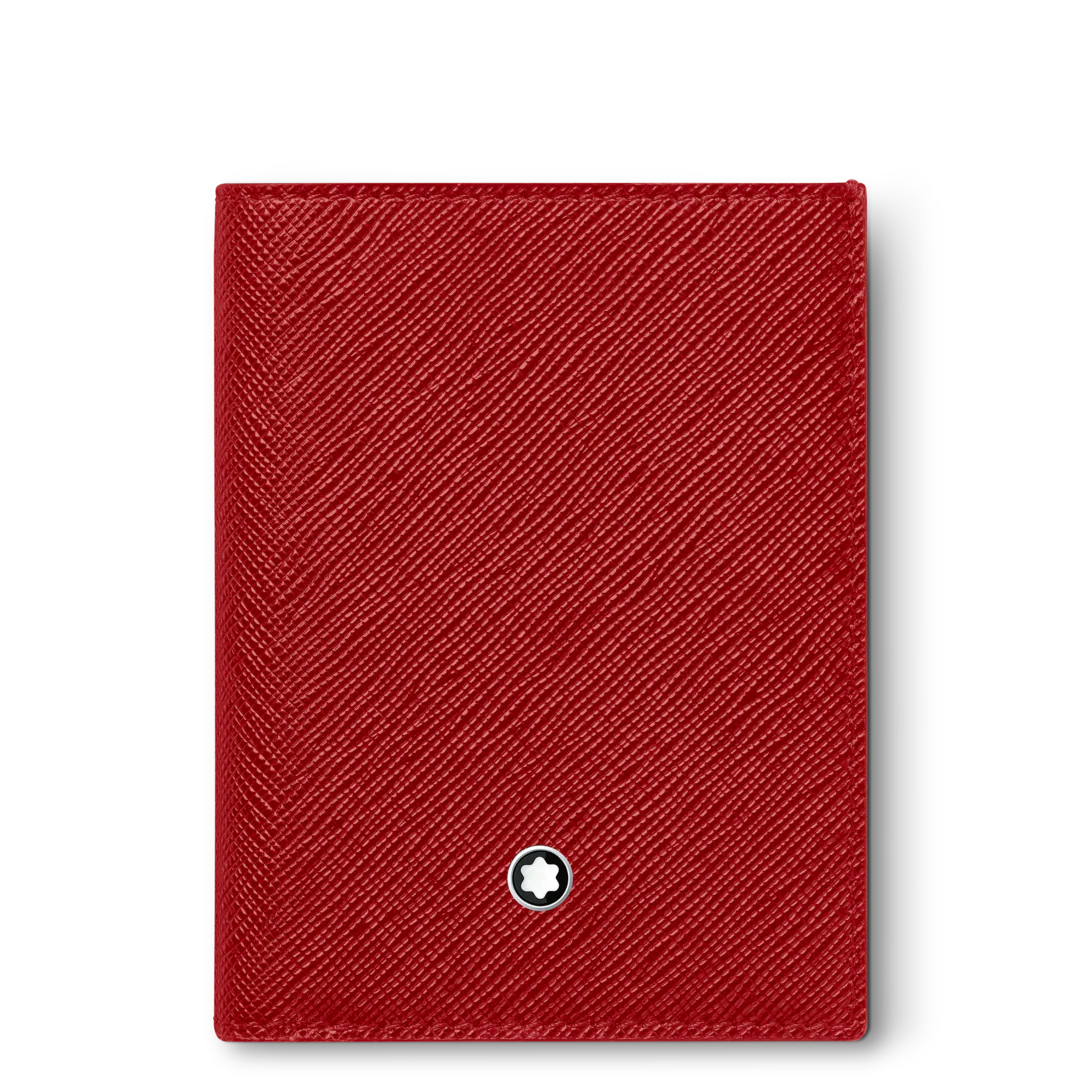Montblanc Sartorial Mini Wallet 4cc Red D