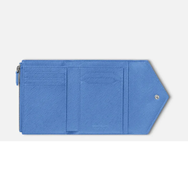 Montblanc Sartorial Trio Wallet 6cc Dusty Blue - Image 3